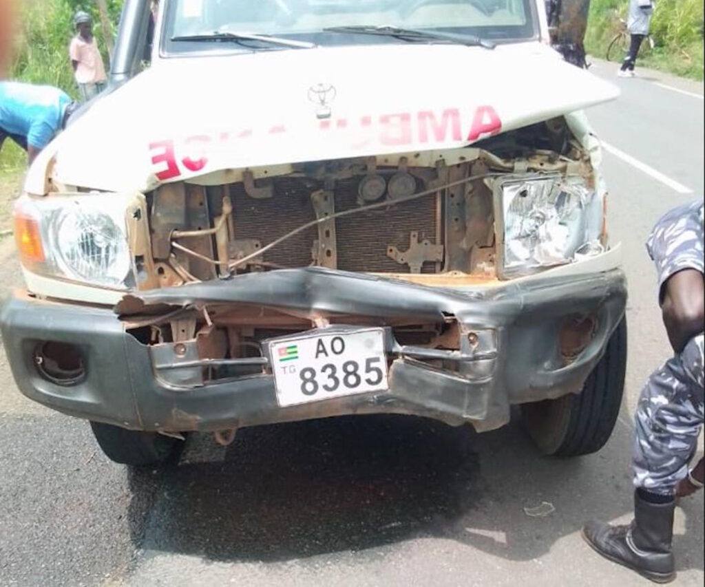 incidente dell'ambulanza del centro delle Suore della Provvidenza di Kouvè in Togo