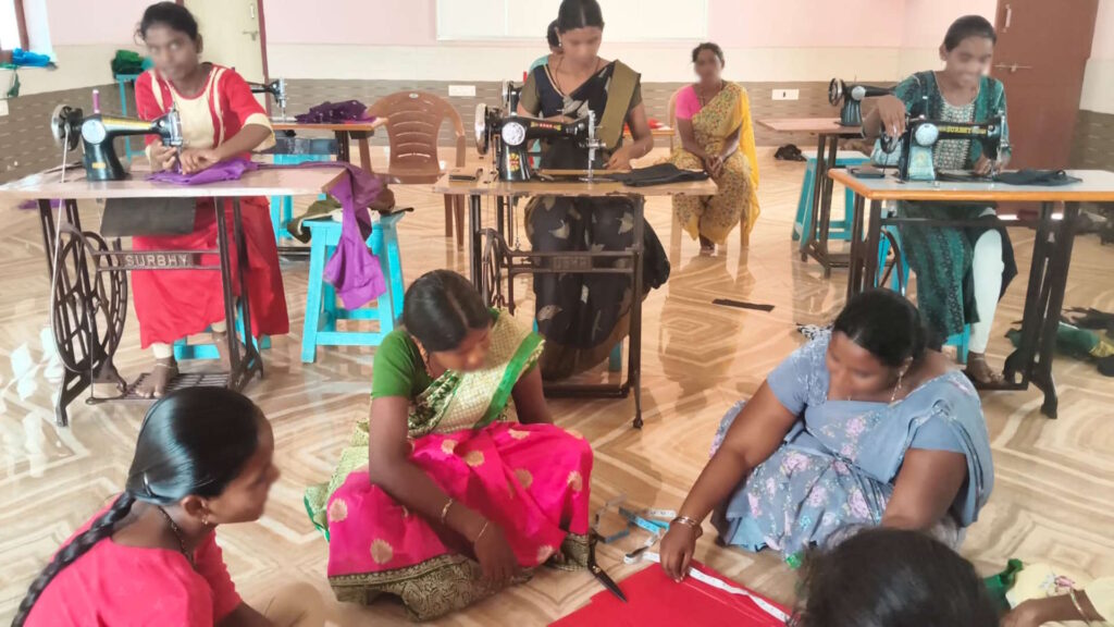 India - Pasurupadu sede ASWAS corso per l'emancipazione delle donne