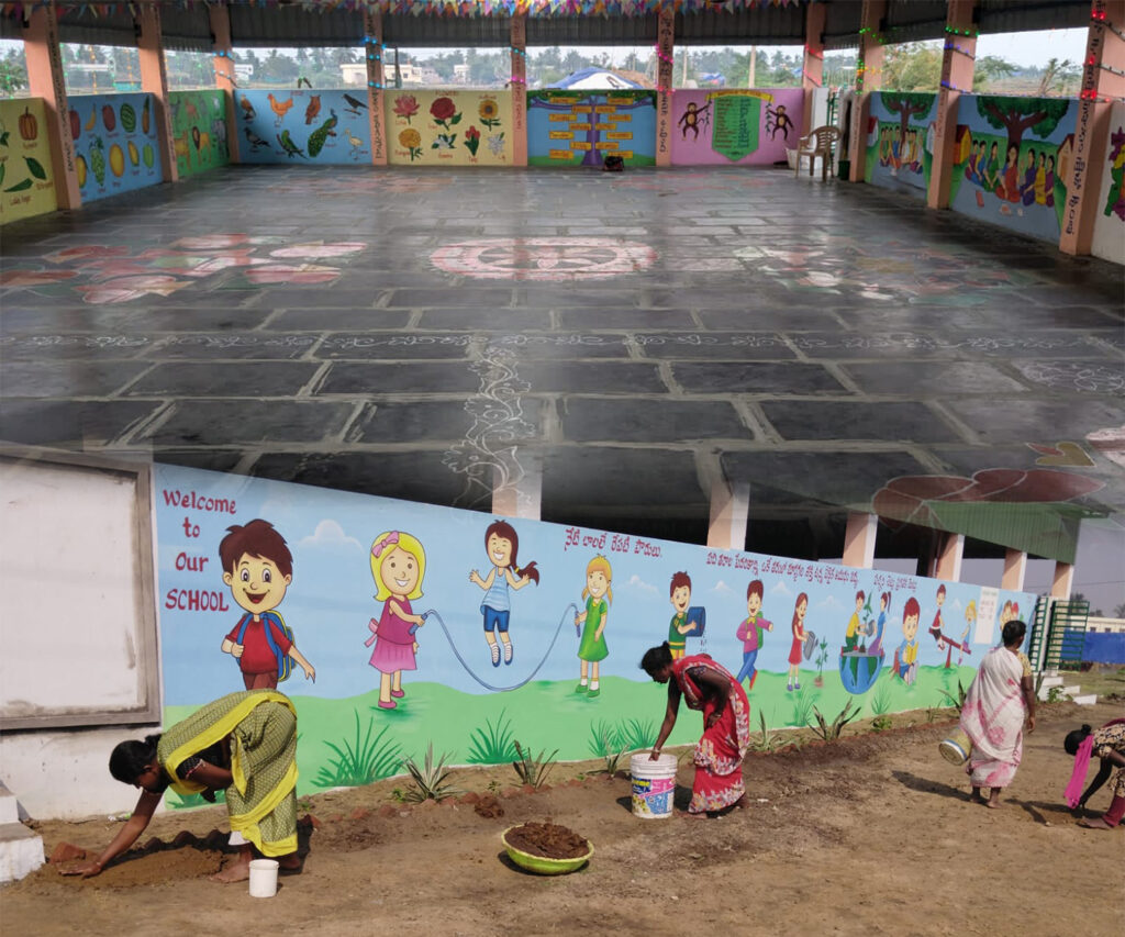 sala multifunzionale a Vankevanidibba - Andhra Pradesh - India